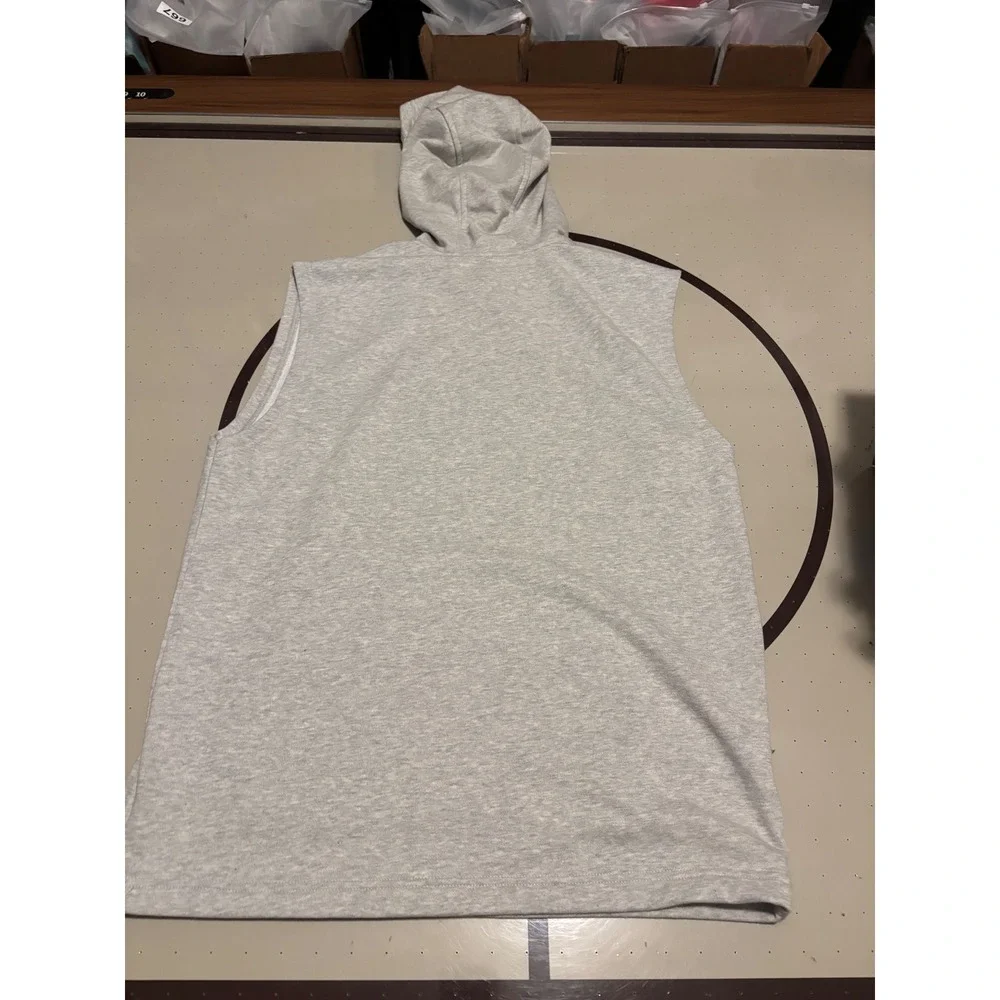1204Jordan Sport Dri-FIT Sleeveless Hoodie Mens Small Grey HF9938-050 Jumpman